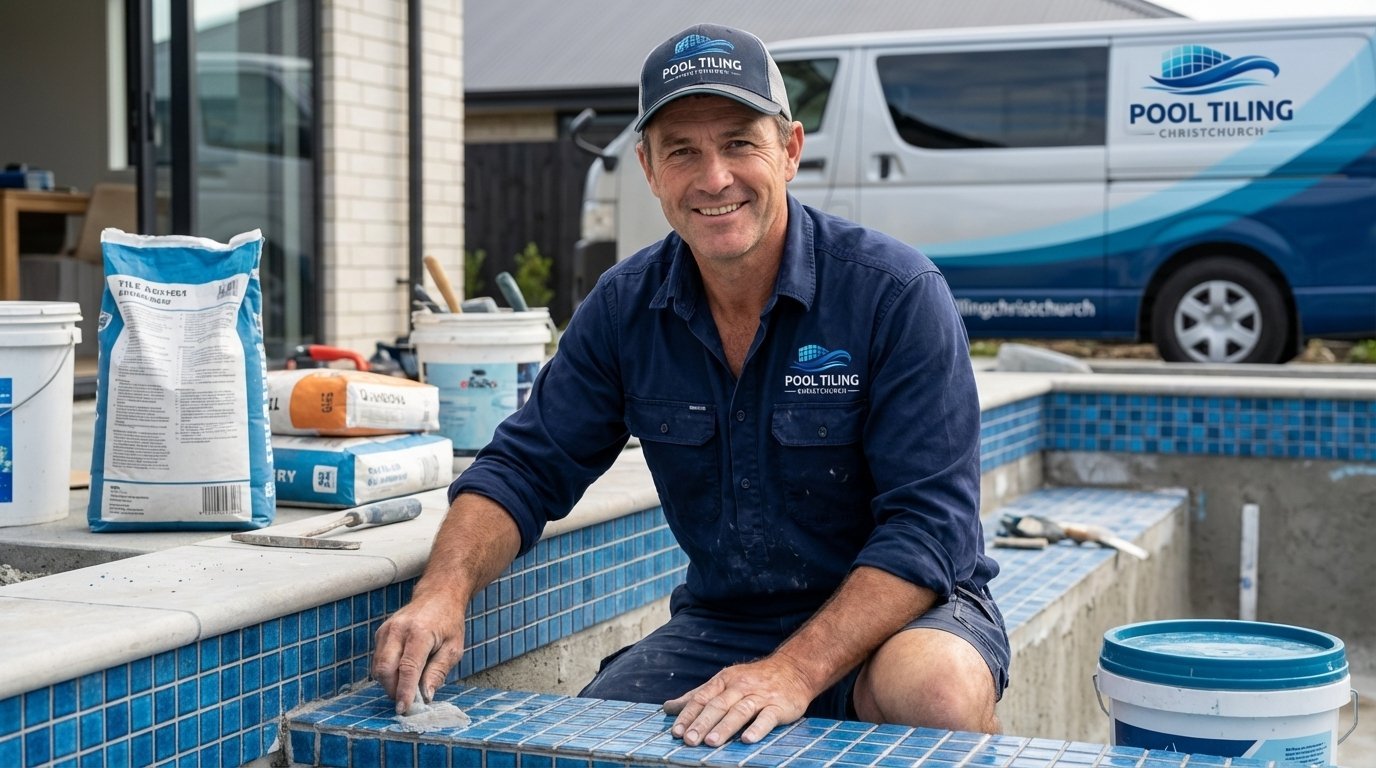 Pool Tiling Christchurch owner – experienced local pool tiling expert